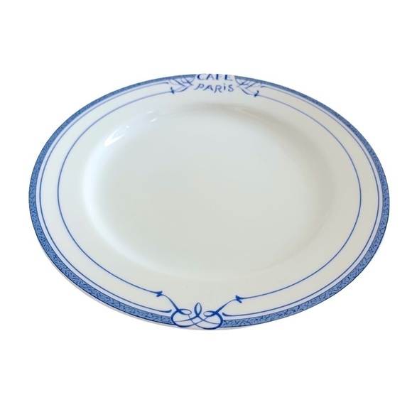 Bernardaud Cafe Paris Blue Salad Plate 918648 - Picture 2 of 8